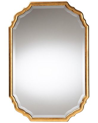 Baxton Studio Pacino Antique Goldleaf Accent Wall Mirror
