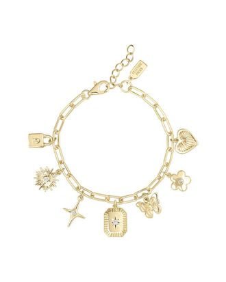 Electric Picks 14K Plated Tallulah Charm Bracelet