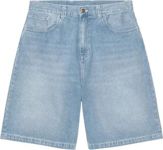 Carhartt Work in Progress Korte Broeken, Heren, Blauw, S, Denim, Brandon Short