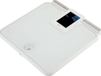 Jata B&aacute;scula Digital Inteligente Jata Hogar Hbas 2501 Con Analizador De Bioimpedancia, Grasa Corporal Y Masa Muscular, Aplicaci&oacute;n Blu
