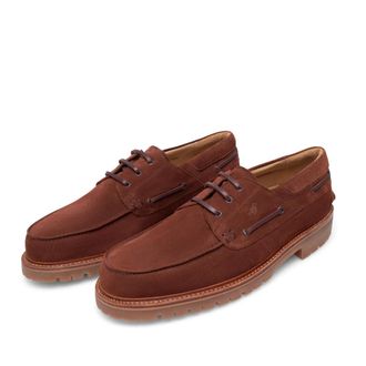 Heinrich Dinkelacker Slipper & Pantoletten - Bootsschuh Miami Plain V - Gr. 41,5 (EU) - in Braun - f&uuml;r Damen