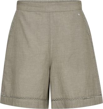 Mos Mosh Casual Shorts - Dames - Korte Broeken - Groen - L - Korte Broeken