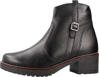 Pitillos Botin Napa - Dames - Laarzen met Hak - Zwart - 39 EU - Leer - Schoenen