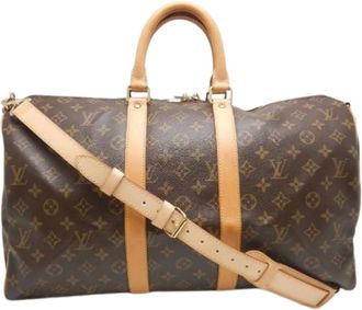 Louis Vuitton Pre-owned Weekend Bags, female, Brown, Size: ONE SIZE Pre-owned Monogram Boston Bag