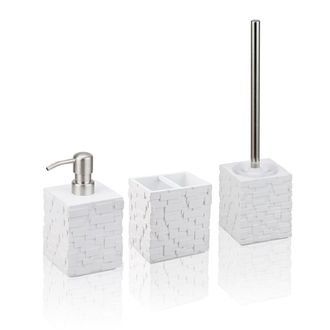 tomasucci Wall white bathroom set