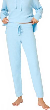 PJ Salvage Sweater Weather Banded Pants In Light Sky Blue