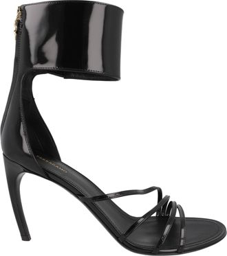 Ferragamo Clethra 85 Patent Leather Heel Sandals