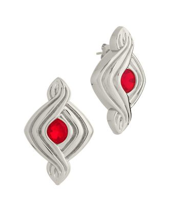 Sterling Forever CZ Danish Studs