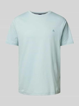 Lerros T-Shirt mit Label-Stitching in Lind, Gr&ouml;&szlig;e S