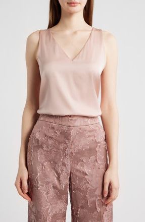 Kobi Halperin Sailor Stretch Silk Shell in Ballerina Pink at Nordstrom, Size X-Small