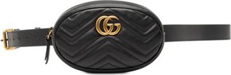 Gucci Pre-owned Gucci GG Marmont Matelasse Leather Belt Bag Ladies 8NMF62D5XK59ZN8Z