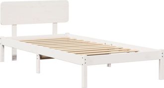 vidaXL Estructura De Cama Blanco 80 X 200 Cm Madera Maciza De Pino Vidaxl