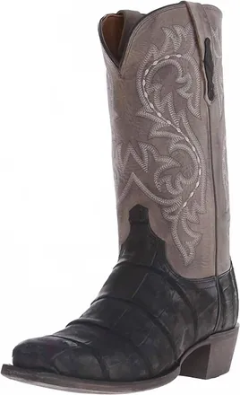 Lucchese Mens M3195-74 Western Boot In Brown