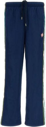 Casablanca Technische Taffeta Trainingsbroeken - Heren - Sweatpants - Blauw - M - Broeken