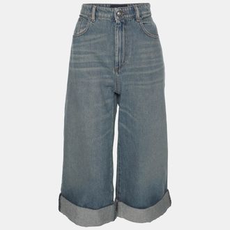 Sportmax Blue Denim Short Jeans L