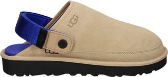 UGG Clogs, male, Beige, Size: 12 US Goldencoast II Suede Clogs