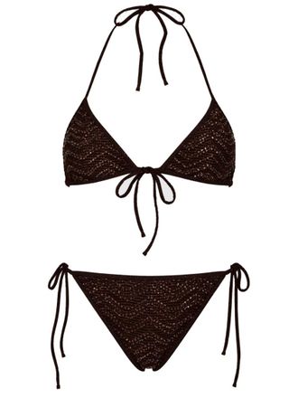 Missoni Brown Embellished Swimwear