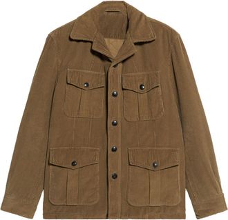 Fortela Saharan Corduroy Jacket in Taupe at Nordstrom, Size 46 Eu