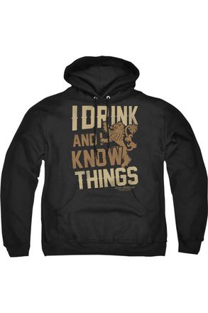Gildan Game Of Thrones Know Things Adult Pull Over Hoodie / Hooded Sweatshirt