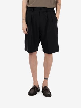 Be Able Bermuda con pinces e coulisse nero