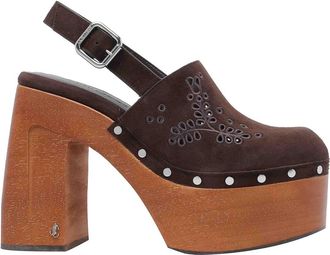 Jimmy Choo London Brown Alida Pump Sandals