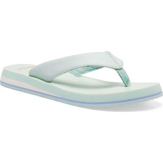 Sanuk Yoga Mat II Flip Flop in Spa Blue at Nordstrom, Size 10