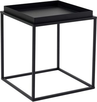 Hanah Home Mesa De Centro De Metal <> 45 X 45 X 52 Cm - Negro