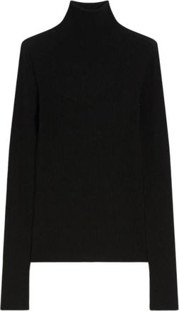 Sportmax Maglia a lupetto Niagara - Dames - Coltruien - Zwart - M - Wol - Truien & Vesten