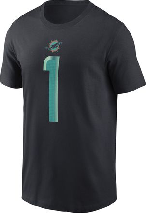Nike Tua Tagovailoa Miami Dolphins Rivalries Collection Nike Mens NFL T-Shirt in Blue | N1994FA9PF-7KH
