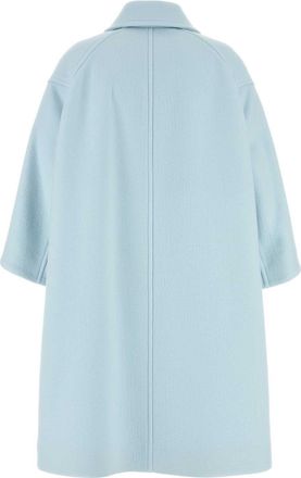 Bottega Veneta Womens Coat Blue Cashmere