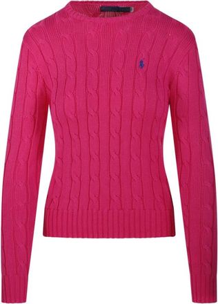 Ralph Lauren Julianna Long Sleeve Pullover - Dames - Ronde hals truien - Roze - XS - Truien & Vesten