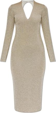 Cult Gaia Shayla Jurk - Dames - Casual kleedjes - Geel - M - Wol - Kleedjes