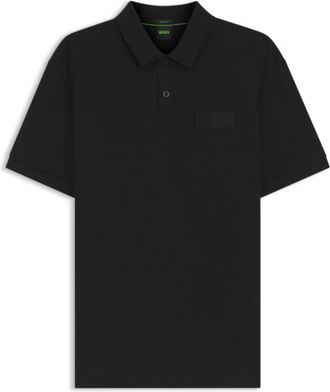 BOSS Paddy polo shirt with structured logo patch