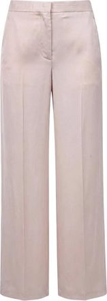 Jucca Wijde broek - Dames - Wijde Broeken - Roze - M - Katoen - Broeken