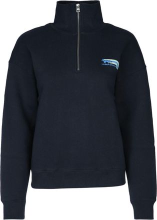 Maison Kitsuné embroidered sweatshirt - Blue