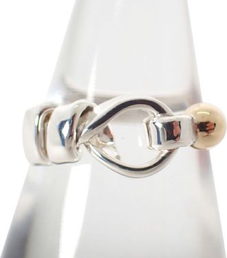Tiffany & Co. Yellow Gold (18K) Sterling Silver 925 Band Ring (Pre-Owned)