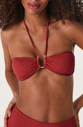 Vix Callie Bandeau Bikini Top in Red at Nordstrom, Size X-Large