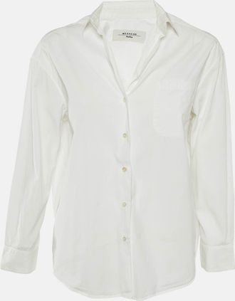 Max Mara White Cotton Long Sleeve Shirt