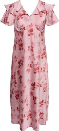 Kaffe Curve Vestido Midi - Dresses - Mujer - Rosa - 2XL