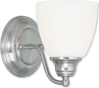 Livex Lighting Livex Somerville 1-Light Brushed Nickel Wall Sconce