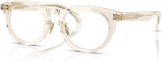 Moncler Transparant Beige Montuur Me 2004D - Dames - Brillen - Beige - 50 MM - Accessoires