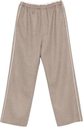 Carven Side-stripe Wide-leg Trousers