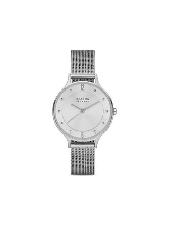 Skagen Anita Lille con cinturino in rete 30mm - Argento