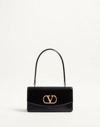 Valentino Garavani Valentino Garavani Vain Bag With Handle In Shiny Calfskin Wo