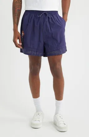 Puma x Portugal x Salehe Bembury King Track Shorts in Deep Plum at Nordstrom, Size Xx-Large
