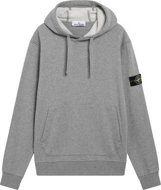 Stone Island Garment Dyed Hoodie - Heren - Hoodies - Grijs - 3XL - Katoen - Hoodies & sweatvesten