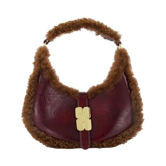 Ganni Kat Small Piping Purse - - Bags - Donna - Rosso - ONE SIZE