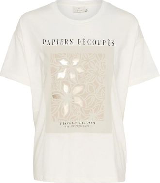 Kaffe Mujer, Camisetas, Blanco, Talla: S