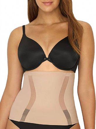 TC Fine Intimates Middle Manager Firm Control Waist Cincher In Nude