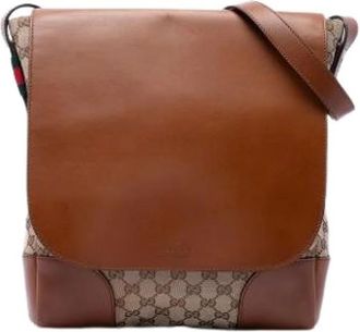 Gucci Borsa a tracolla in tela Pre-owned - - Pre-owned - Donna - Marrone - ONE SIZE